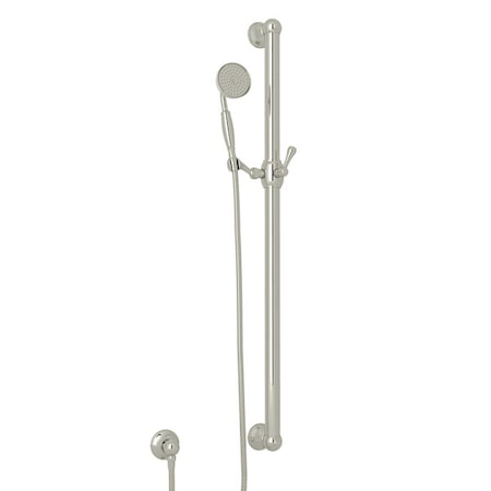 ROHL Handshower Set With 39" Grab Bar And Single Function Handshower 1272EPN